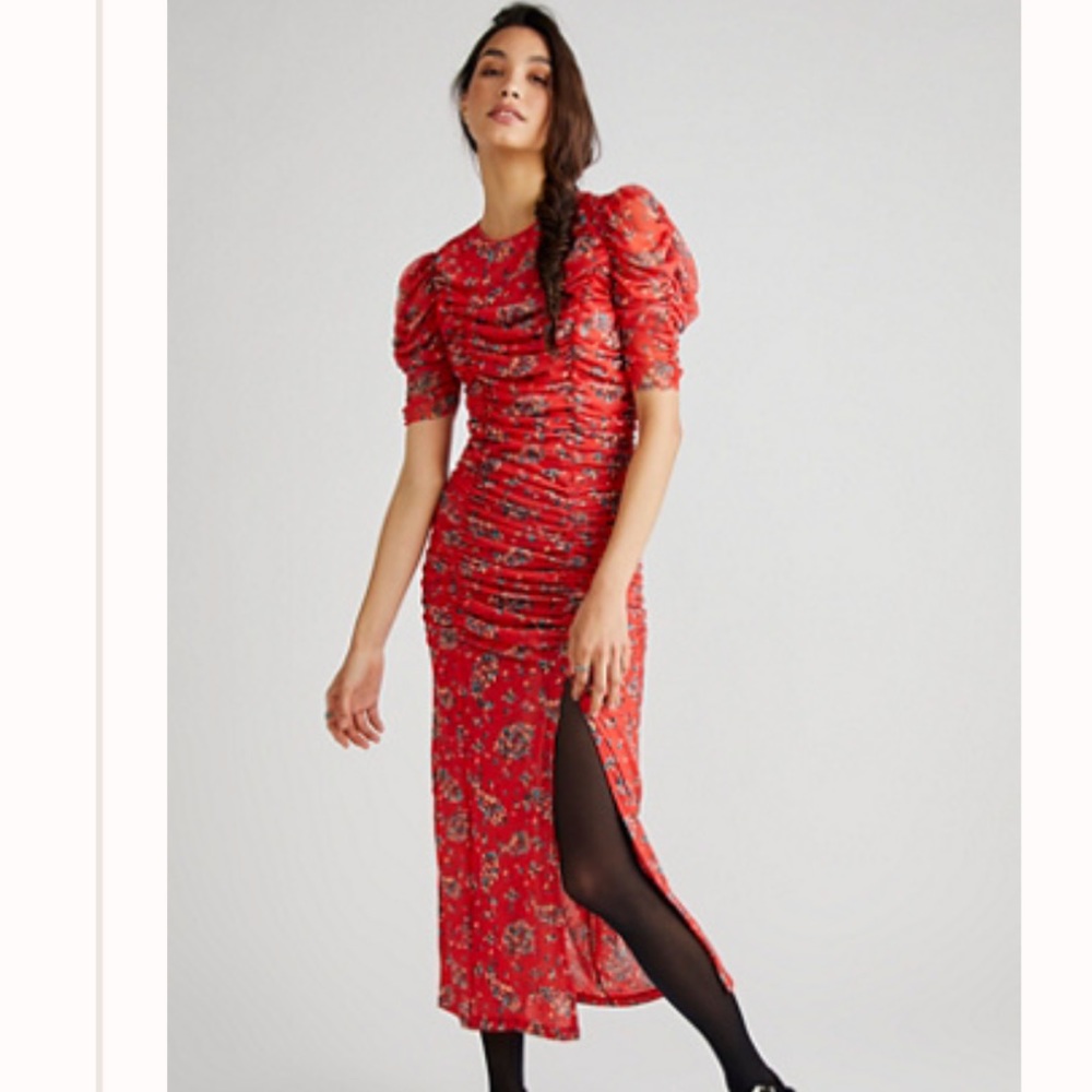 NWT Free People Brielle Midi Dress Large